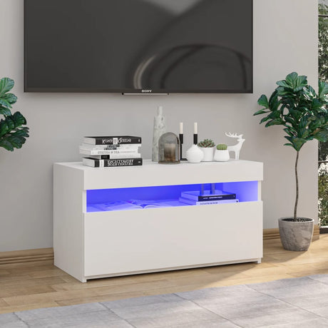 Tv Cabinet With Led Lights 60X35X40 Cm