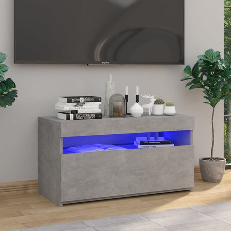 Tv Cabinet With Led Lights 60X35X40 Cm