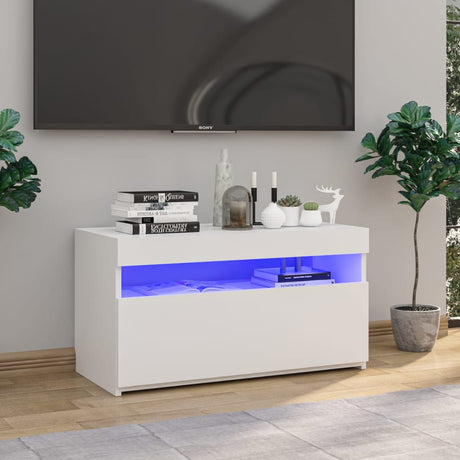 Tv Cabinet With Led Lights 60X35X40 Cm
