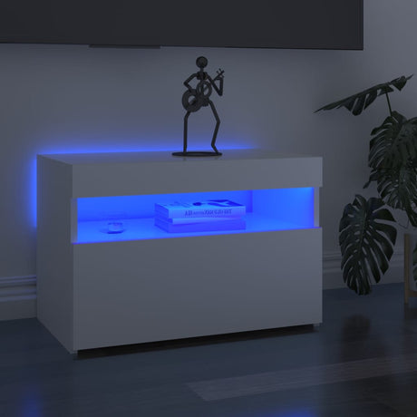 Tv Cabinet With Led Lights 60X35X40 Cm