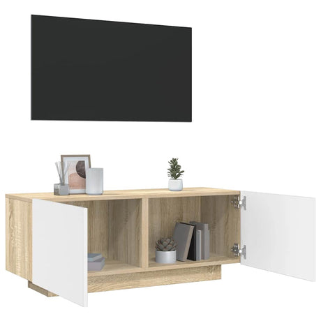 Tv Cabinet 100X35X40 Cm Engineered Wood