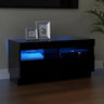 Tv Cabinet With Led Lights 80X35X40 Cm