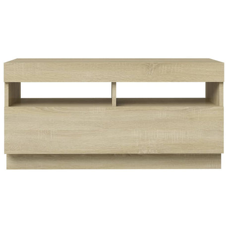 Tv Cabinet With Led Lights 80X35X40 Cm