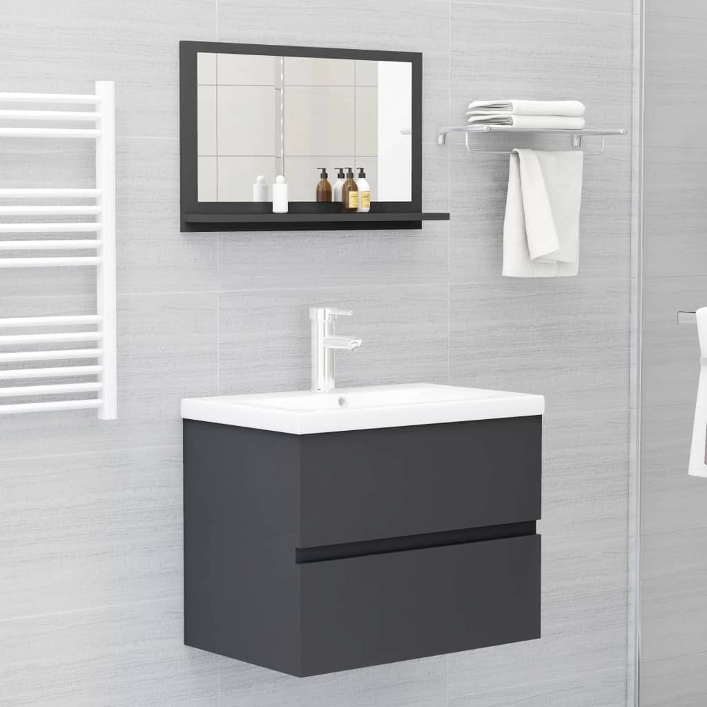 Bathroom Mirror Engineered Wood