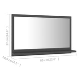 Bathroom Mirror Engineered Wood