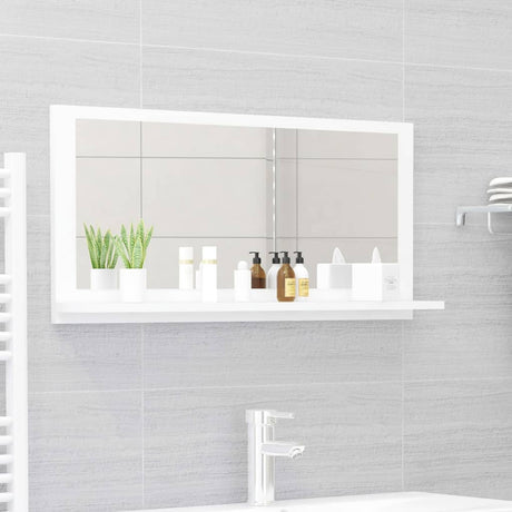 Bathroom Mirror Engineered Wood