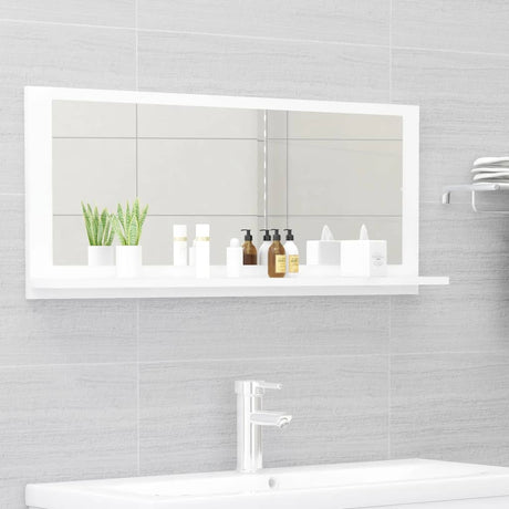 Bathroom Mirror Engineered Wood