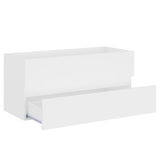 Sink Cabinet White 100x38.5x45 cm Engineered Wood