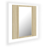 Led Bathroom Mirror Cabinet 40X12X45 Cm Acrylic