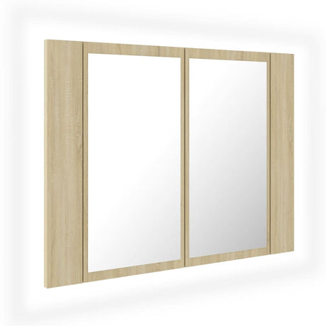 Led Bathroom Mirror Cabinet 60X12X45 Cm Acrylic