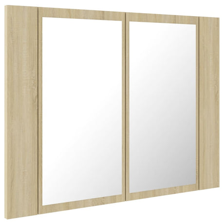 Led Bathroom Mirror Cabinet 60X12X45 Cm Acrylic