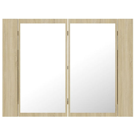 Led Bathroom Mirror Cabinet 60X12X45 Cm Acrylic