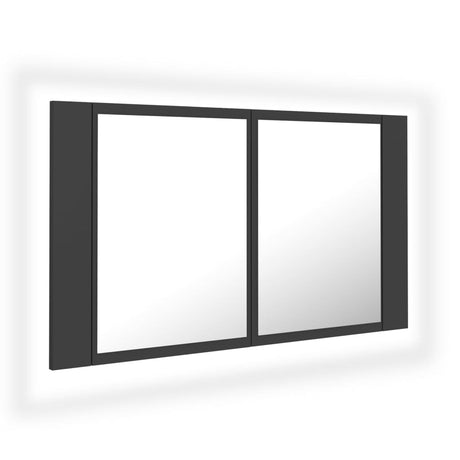 Led Bathroom Mirror Cabinet 80X12X45 Cm Acrylic