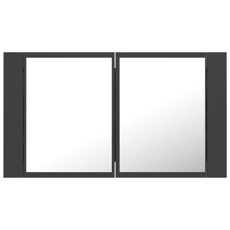 Led Bathroom Mirror Cabinet 80X12X45 Cm Acrylic