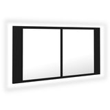 Led Bathroom Mirror Cabinet 90X12X45 Cm Acrylic