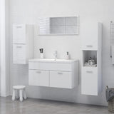Bathroom Cabinet 30X30X80 Cm Engineered Wood