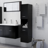 Bathroom Cabinet 30X30X130 Cm Engineered Wood