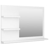 Bathroom Mirror 60X10.5X45 Cm Engineered Wood