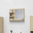 Bathroom Mirror 60X10.5X45 Cm Engineered Wood