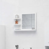 Bathroom Mirror 60X10.5X45 Cm Engineered Wood
