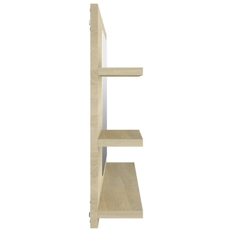 Bathroom Mirror 90X10.5X45 Cm Engineered Wood