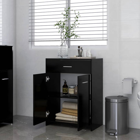 Bathroom Cabinet 60X33X80 Cm Engineered Wood
