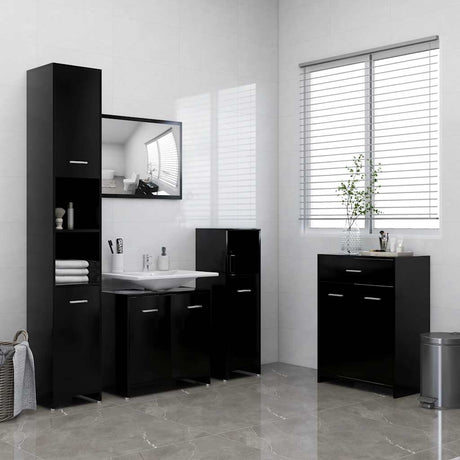Bathroom Cabinet 60X33X80 Cm Engineered Wood