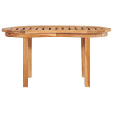 3 Piece Banana Garden Lounge Set Solid Teak Wood