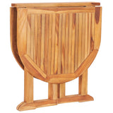5 Piece Folding Outdoor Dining Set Solid Teak Wood 120 X 70 X 75 Cm