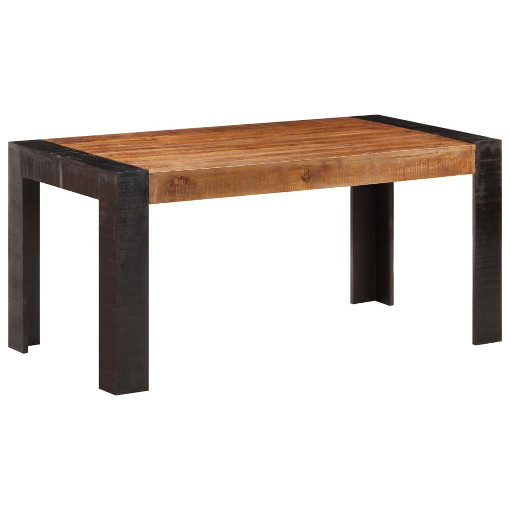 Dining Table Solid Rough Mango Wood