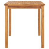 5 Piece Garden Dining Set Solid Teak Wood