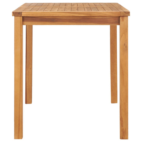 5 Piece Garden Dining Set Solid Teak Wood