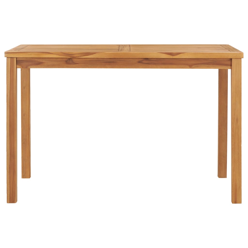 5 Piece Garden Dining Set Solid Teak Wood