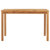 5 Piece Garden Dining Set Solid Teak Wood