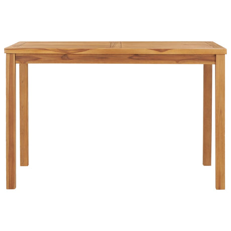 5 Piece Garden Dining Set Solid Teak Wood