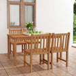 3 Piece Garden Dining Set Solid Wood Teak