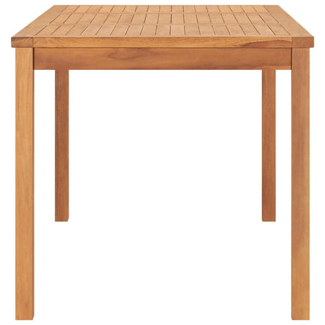 5 Piece Garden Dining Set Solid Teak Wood