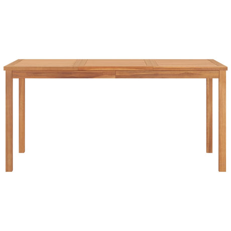5 Piece Garden Dining Set Solid Teak Wood
