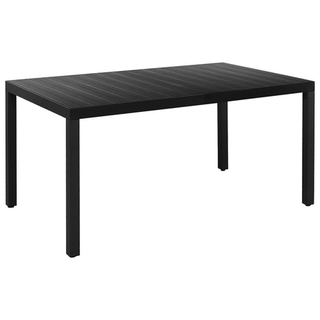 5 Piece Garden Dining Set Black And Brown