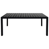 7 Piece Garden Dining Set Black And Brown