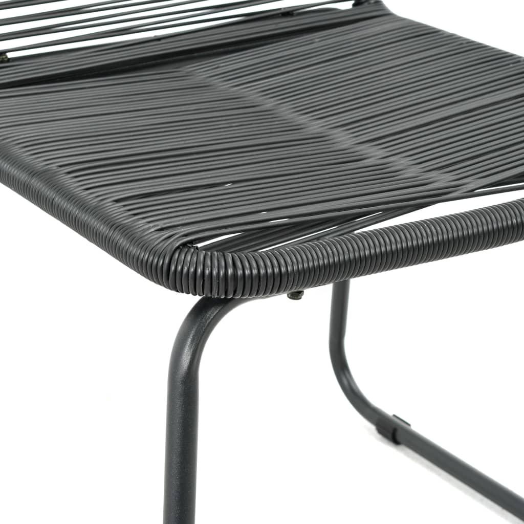 3 Piece Garden Dining Set Pvc Rattan
