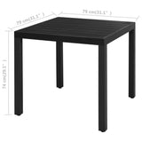 3 Piece Garden Dining Set Pvc Rattan