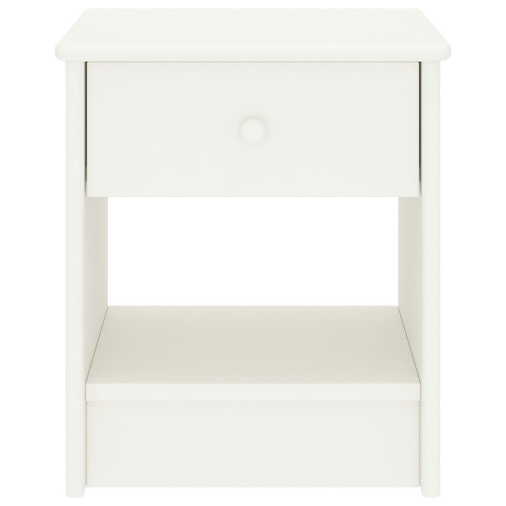 Bedside Cabinet 35X30X40 Cm Solid Pinewood