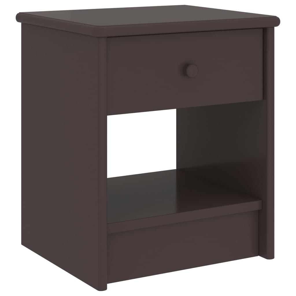 Bedside Cabinet 35X30X40 Cm Solid Pinewood