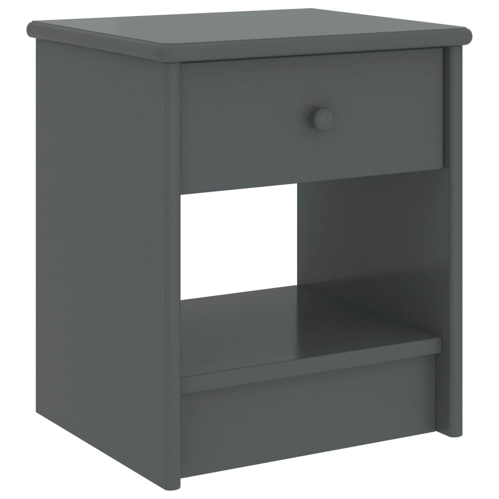 Bedside Cabinet 35X30X40 Cm Solid Pinewood
