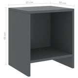 Bedside Cabinets 2 Pcs 35X30X40 Cm Solid Pinewood