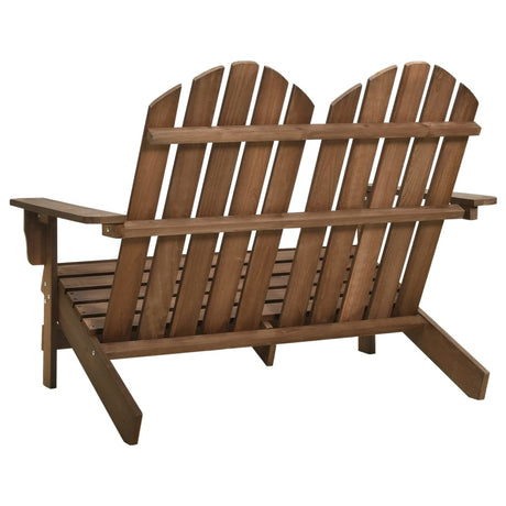 2-Seater Garden Adirondack Chair Solid Fir Wood