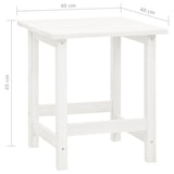 Garden Adirondack Chair With Table Solid Fir Wood