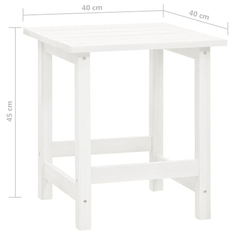 Garden Adirondack Chair With Table Solid Fir Wood