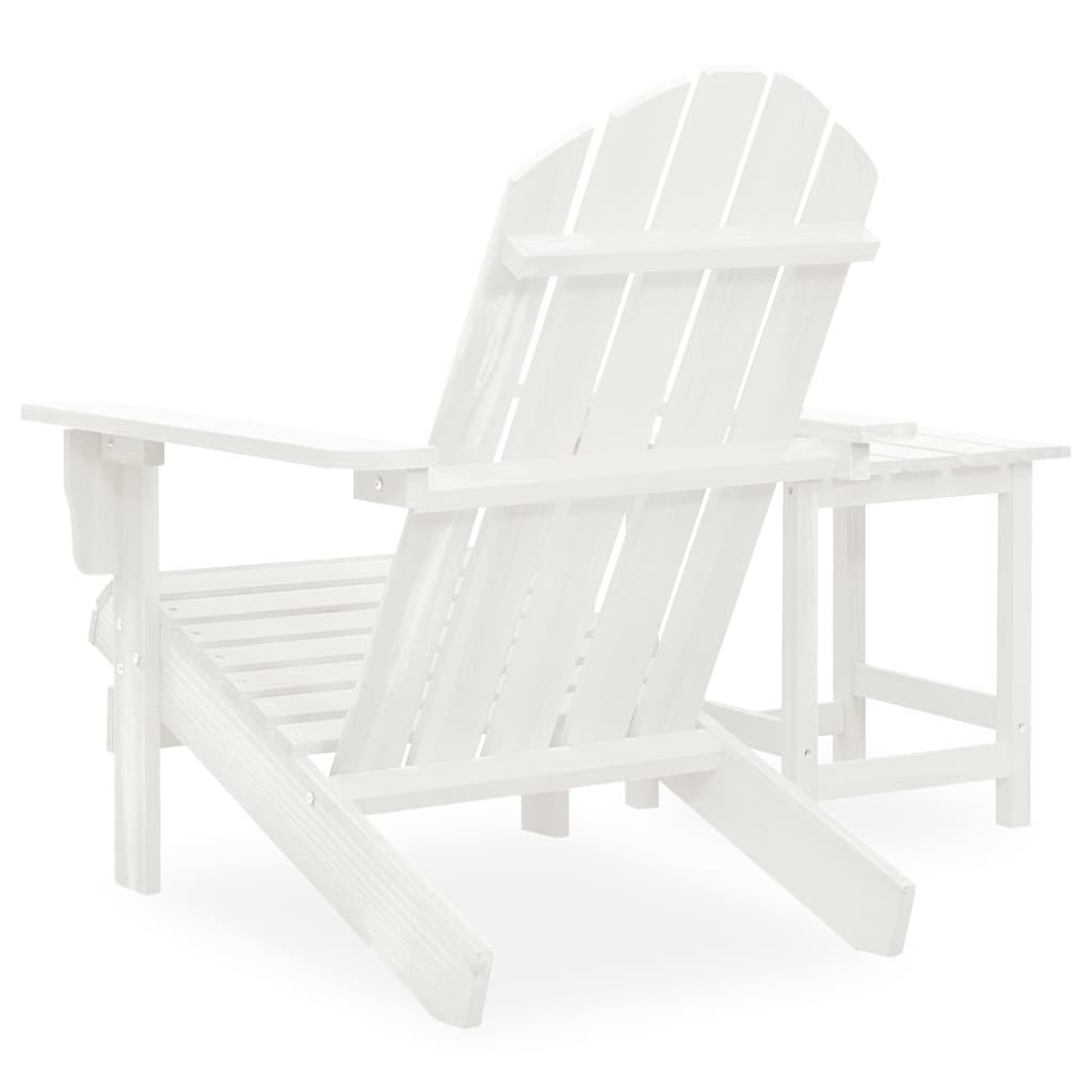 Garden Adirondack Chair With Table Solid Fir Wood